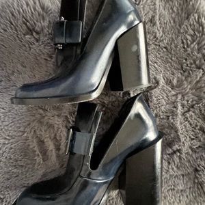 Jil Sander heeled loafers